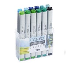 Markerlər Copic Classic Environment Colours Set, 12 ədəd