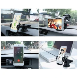 Автомобильный держатель для телефона H-XP019 Black