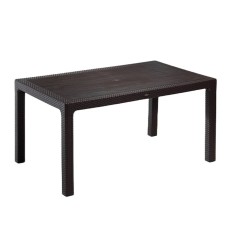 Masa Modalife MP-Rattan OKH-2127, plastik, qəhvəyi, 90x75x150 sm