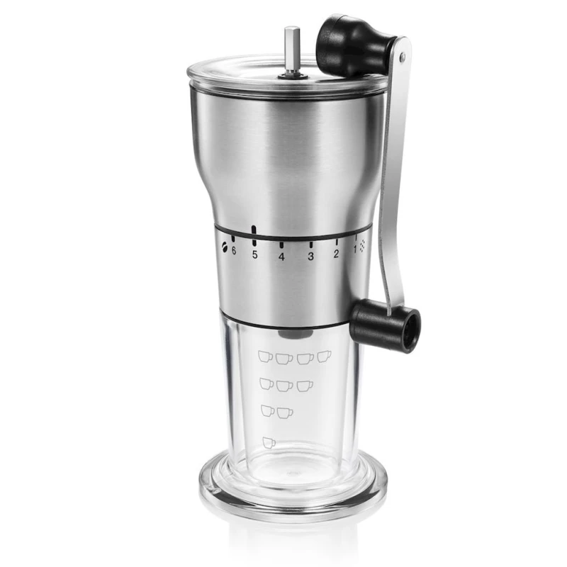 Ручная кофемолка Tescoma 101381, 22.5 см, керамика/нержавеющая сталь, черная Ручная кофемолка Tescoma 101381, 22.5 см, керамика/нержавеющая сталь, черная