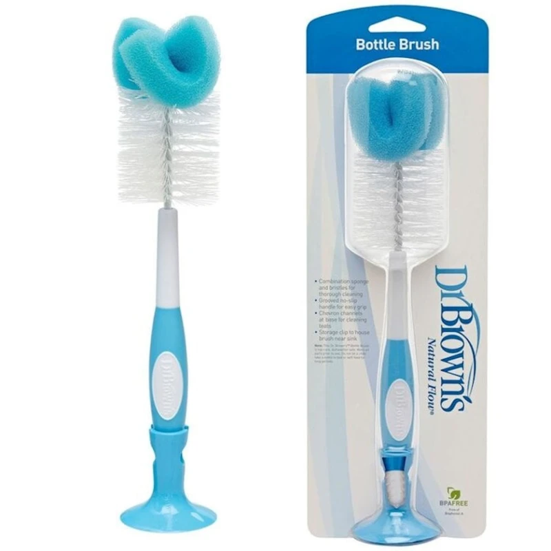 Щетка для мытья бутылочек Dr. Brown's, голубая Щетка для мытья бутылочек Dr. Brown's, голубая
