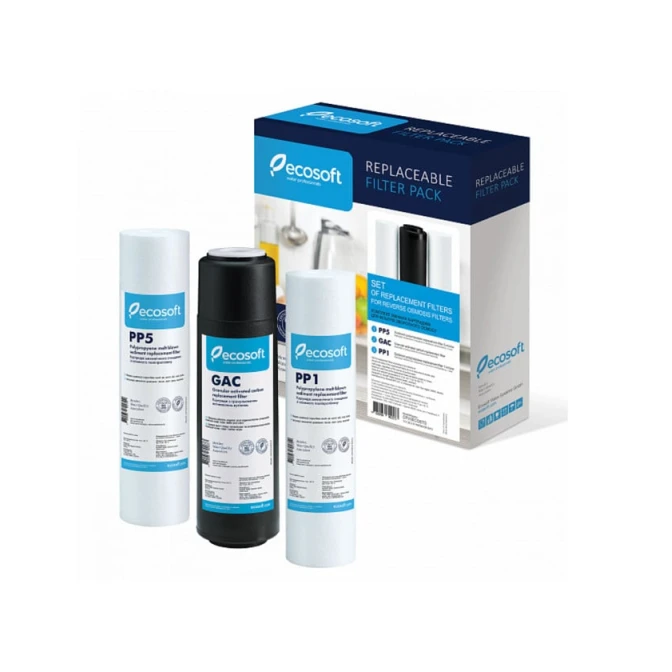 Фильтр для воды Ecosoft 3-lü dəst Фильтр для воды Ecosoft 3-lü dəst