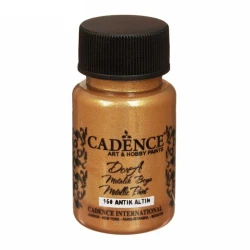 Акриловая краска-металлик Cadence Dora Metallic Paint 150 Antique Gold 50 мл
