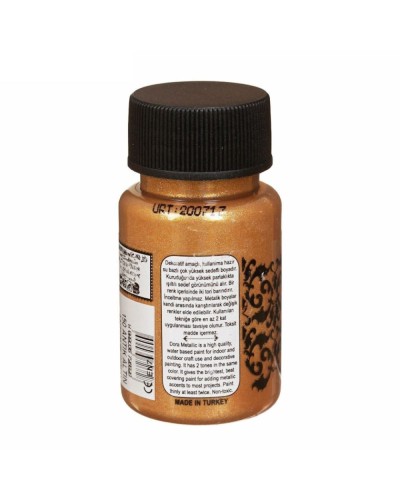 Akril boya-metallik Cadence Dora Metallic Paint 150 Antique Gold 50 ml