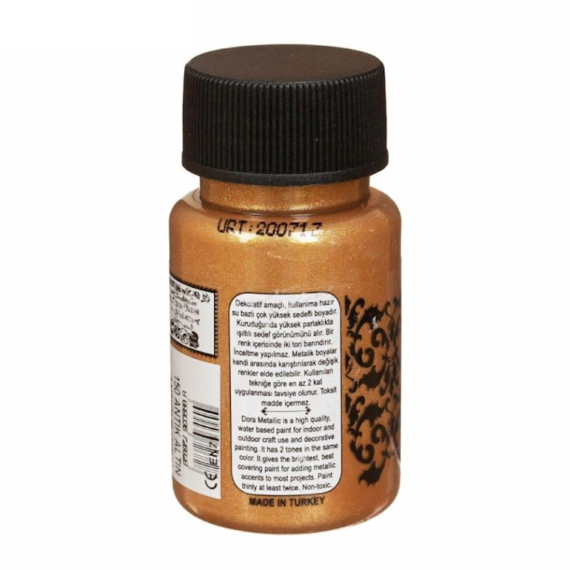 Акриловая краска-металлик Cadence Dora Metallic Paint 150 Antique Gold 50 мл Акриловая краска-металлик Cadence Dora Metallic Paint 150 Antique Gold 50 мл