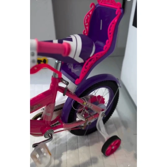 Детский велосипед, розовый