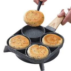 Сковорода для яиц и пакейков KTY, 17 см, черный Сковорода для яиц и пакейков KTY, 17 см, черный