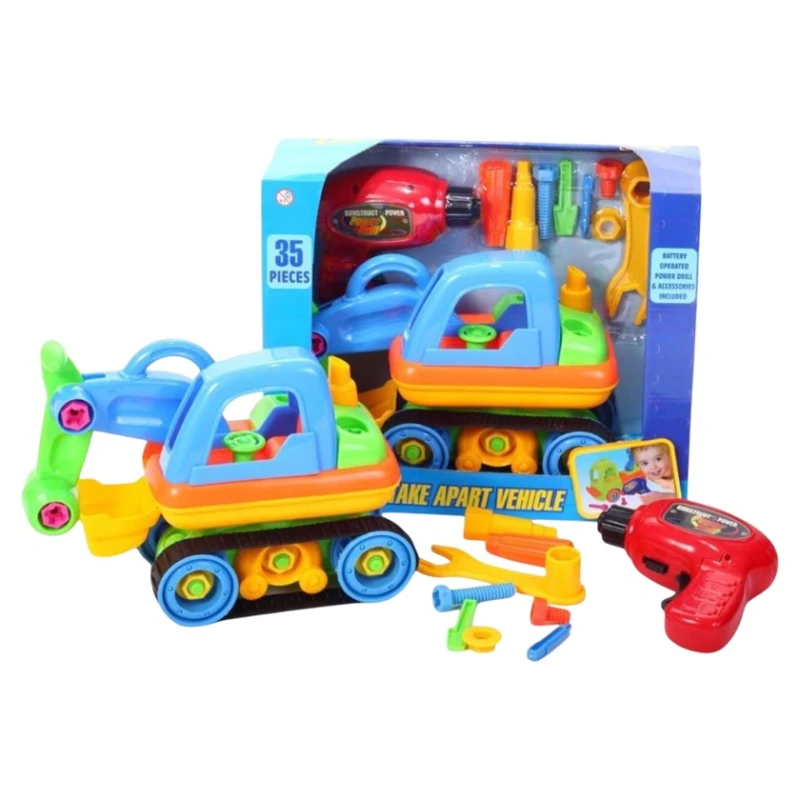Развивающая игрушка Teak Apart Vehicle AD238, 35 элементов Развивающая игрушка Teak Apart Vehicle AD238, 35 элементов
