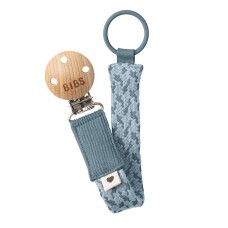 Əmzik tutacağı BIBS Paci Braid Petrol/Baby Blue