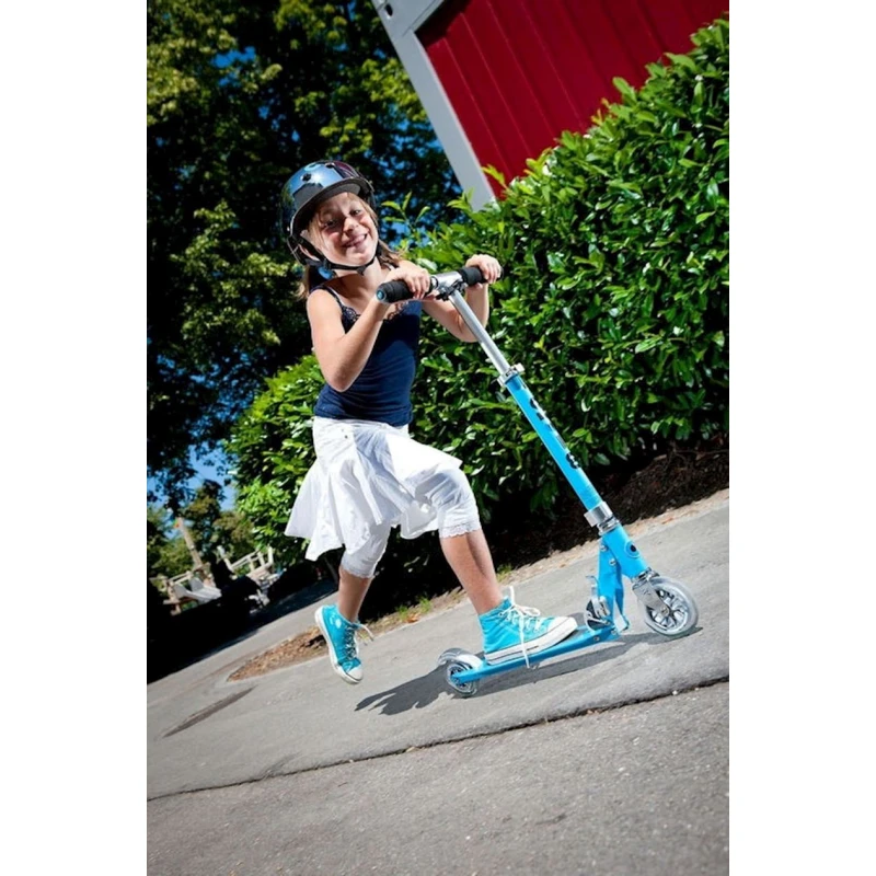 Детский самокат Micro Sprite SA0024, голубой Детский самокат Micro Sprite SA0024, голубой