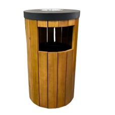 Zibil qutusu, taxta, üst hissəsi külqabı, 70 sm - GM_5510001