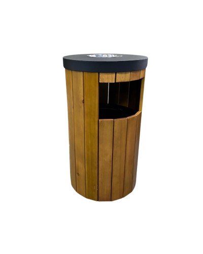 Zibil qutusu, taxta, üst hissəsi külqabı, 70 sm - GM_5510001