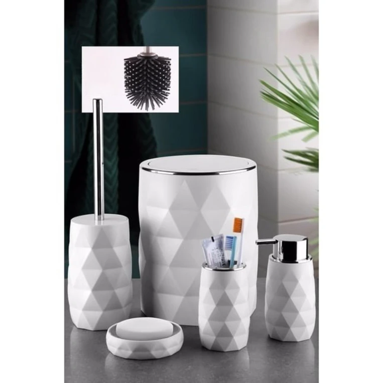 Набор для ванной Arow BHD2016016, белый, 5 шт Набор для ванной Arow BHD2016016, белый, 5 шт