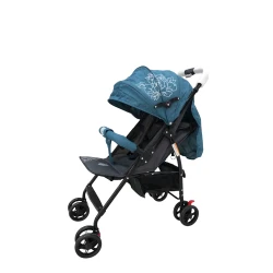 Детская коляска 101D, зеленая/черная