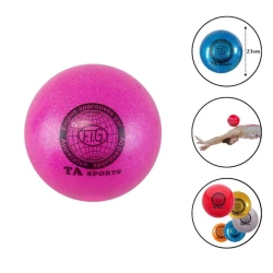 Bədii gimnastika üçün top WS0657, çəhrayı, 23 sm