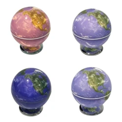 İşıqlı musiqli fırlanan qlobusu işiqlandırma ilə