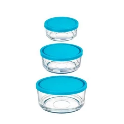Нaбор контейнеров Kaveh 0318, прозрачный/синий Нaбор контейнеров Kaveh 0318, прозрачный/синий