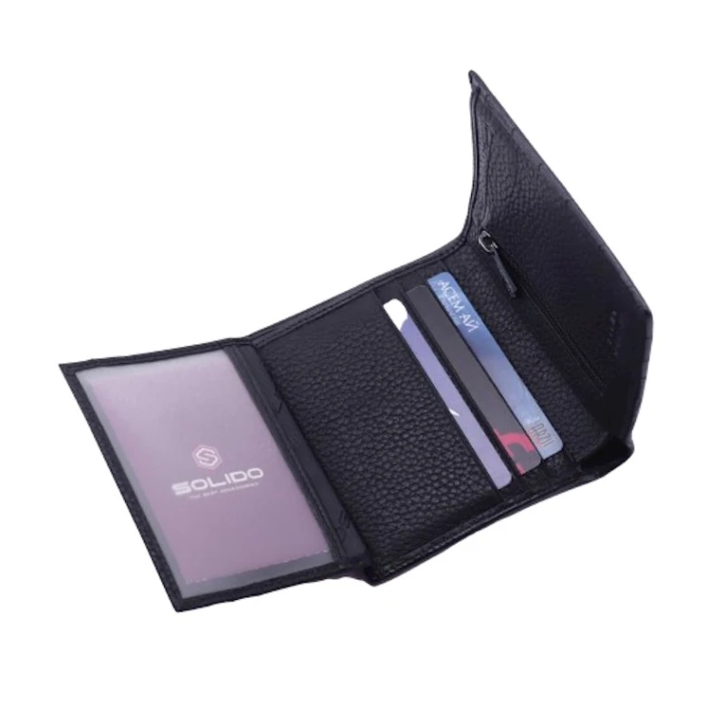 Подарочный набор для мужчин Solido BOX1-06 из натуральной кожи кошелек/ремень Подарочный набор для мужчин Solido BOX1-06 из натуральной кожи кошелек/ремень