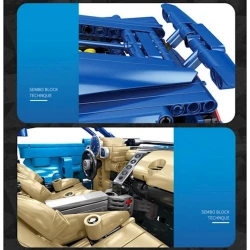 Konstruktor SY Sportcar Bugatti Chiron 1:14, 6+ yaş, 1220 hissə