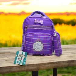 Məktəbli bel çantası Geliyazi GG-ZZ-002, poliester, bənövşəyi