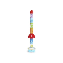 İnkişaf etdirən oyuncaq Hape Rocket Ball Air Stacker, 24+ ay