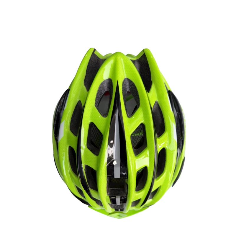 Велошлем 1001379, зеленый/черный