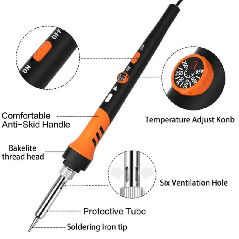 Lehim dəsti VPRO VP-KT801, 14 parça