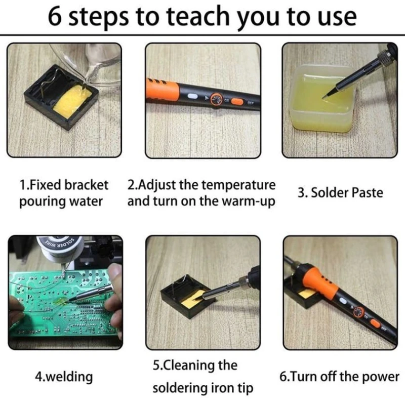 Lehim dəsti VPRO VP-KT801, 14 parça