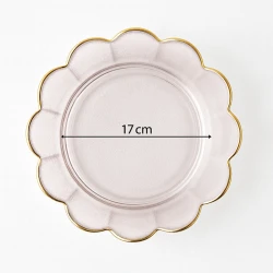 Тарелка Home Depo HOME0119, 17 см, розовая