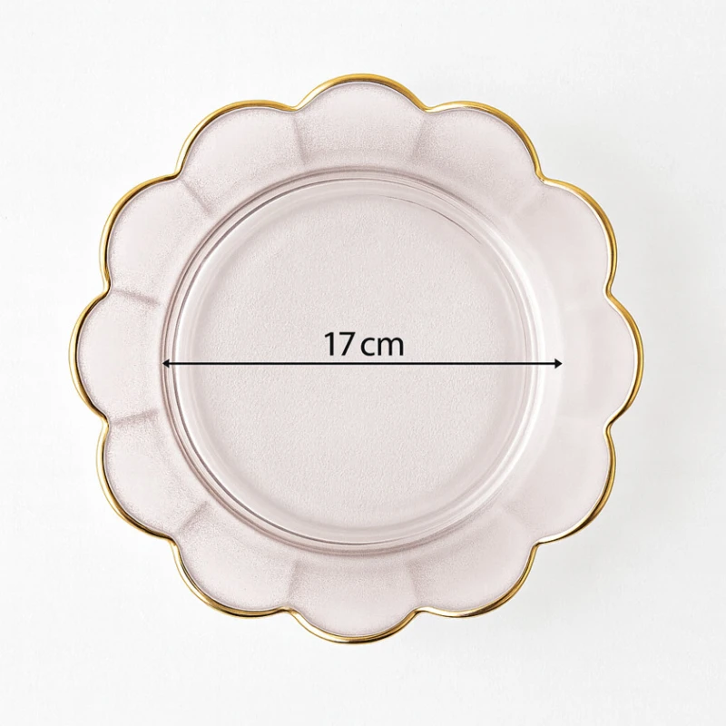 Тарелка Home Depo HOME0119, 17 см, розовая