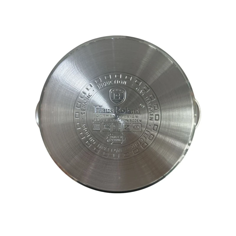 Набор кастрюль HausRoland ZGH_00548, нержавеющая сталь, серебристый, 22/24/26 см, 6 предметов