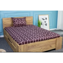 Комплект постельного белья Moon Star SHA-0000980, простыня 100x200 см, наволочка 50х70 см (1 шт), односпальный, хлопок, разноцветный