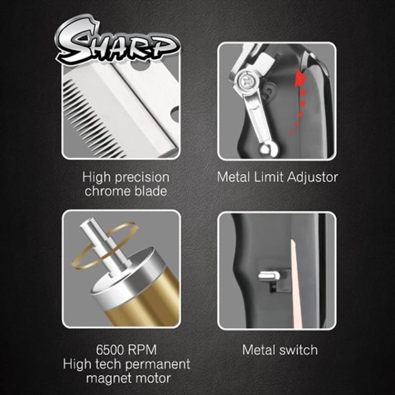 Машинка для стрижки волос Wmark NG-103B