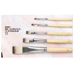 Кисть Art Secret №4, плоская, синтетика