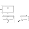 Кухонная мойка Aquasanita SQD 101-710 Кухонная мойка Aquasanita SQD 101-710