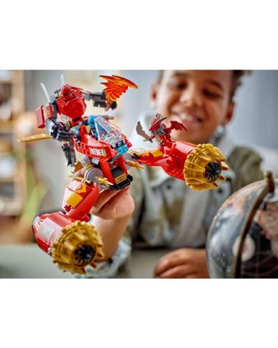 Konstruktor LEGO Ninjago 71830 Kai's Mech Storm Rider, 333 element, 7+ yaş