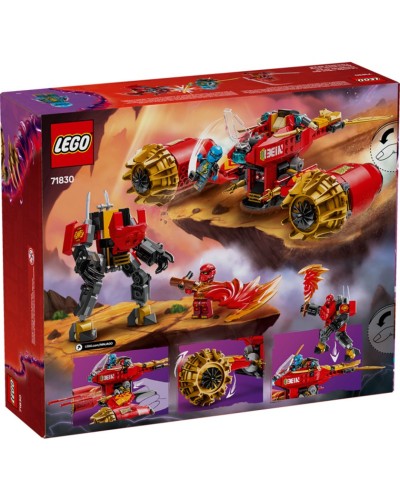 Konstruktor LEGO Ninjago 71830 Kai's Mech Storm Rider, 333 element, 7+ yaş