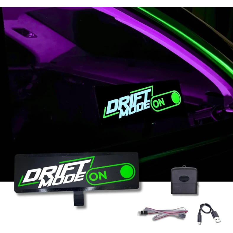Светодиодная наклейка для автомобиля Drift Mode On