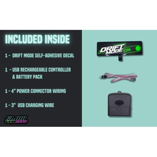 Светодиодная наклейка для автомобиля Drift Mode On