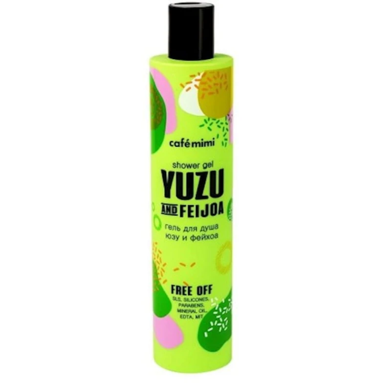 Duş üçün gel Cafe Mimi yuz və feyxoa