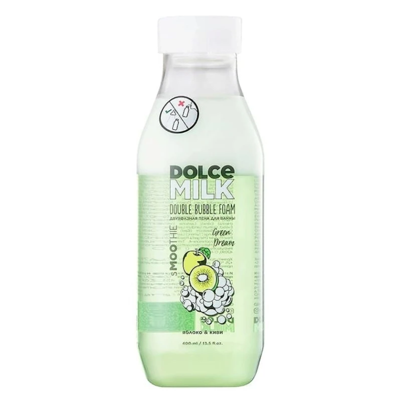 Двухфазная пена для ванны Dolce Milk Smoothie Green Dream, 400 мл