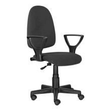 Ofis üçün kreslo 3810034, dəri, 100х60х40 sm, qara