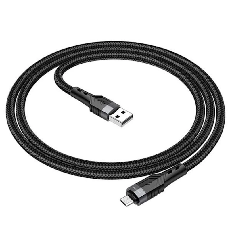 Кабель Borofone USB to MicroUSB, Black Кабель Borofone USB to MicroUSB, Black