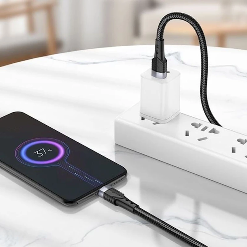 Кабель Borofone USB to MicroUSB, Black Кабель Borofone USB to MicroUSB, Black