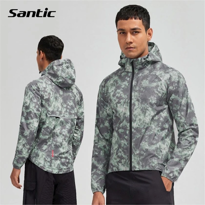 Велокуртка мужская Santic 3C07043V, серая, полиэстер, размер XL