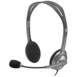 Наушники-гарнитура Logitech H111 Silver (981-000593)