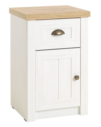 Çarpayıyanı tumba JYSK Markskel, 37х43x67 sm, bej/ağ
