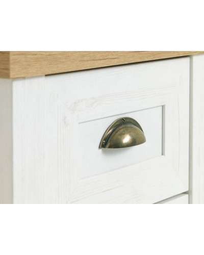 Çarpayıyanı tumba JYSK Markskel, 37х43x67 sm, bej/ağ