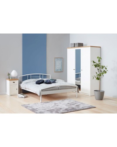 Çarpayıyanı tumba JYSK Markskel, 37х43x67 sm, bej/ağ