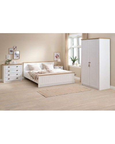 Çarpayıyanı tumba JYSK Markskel, 37х43x67 sm, bej/ağ